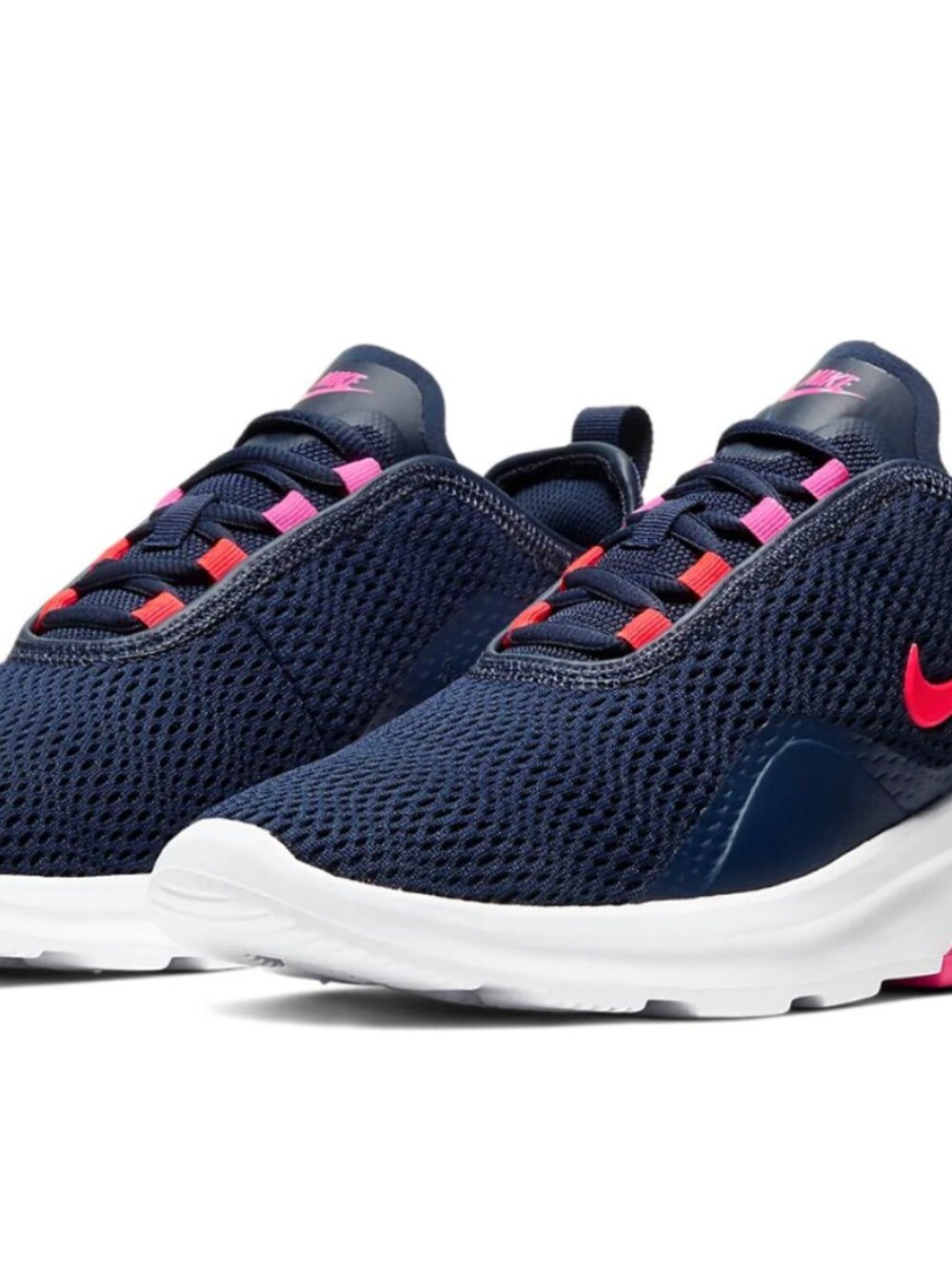Nike Womens Navy Pink Blast Air Max Motion 2